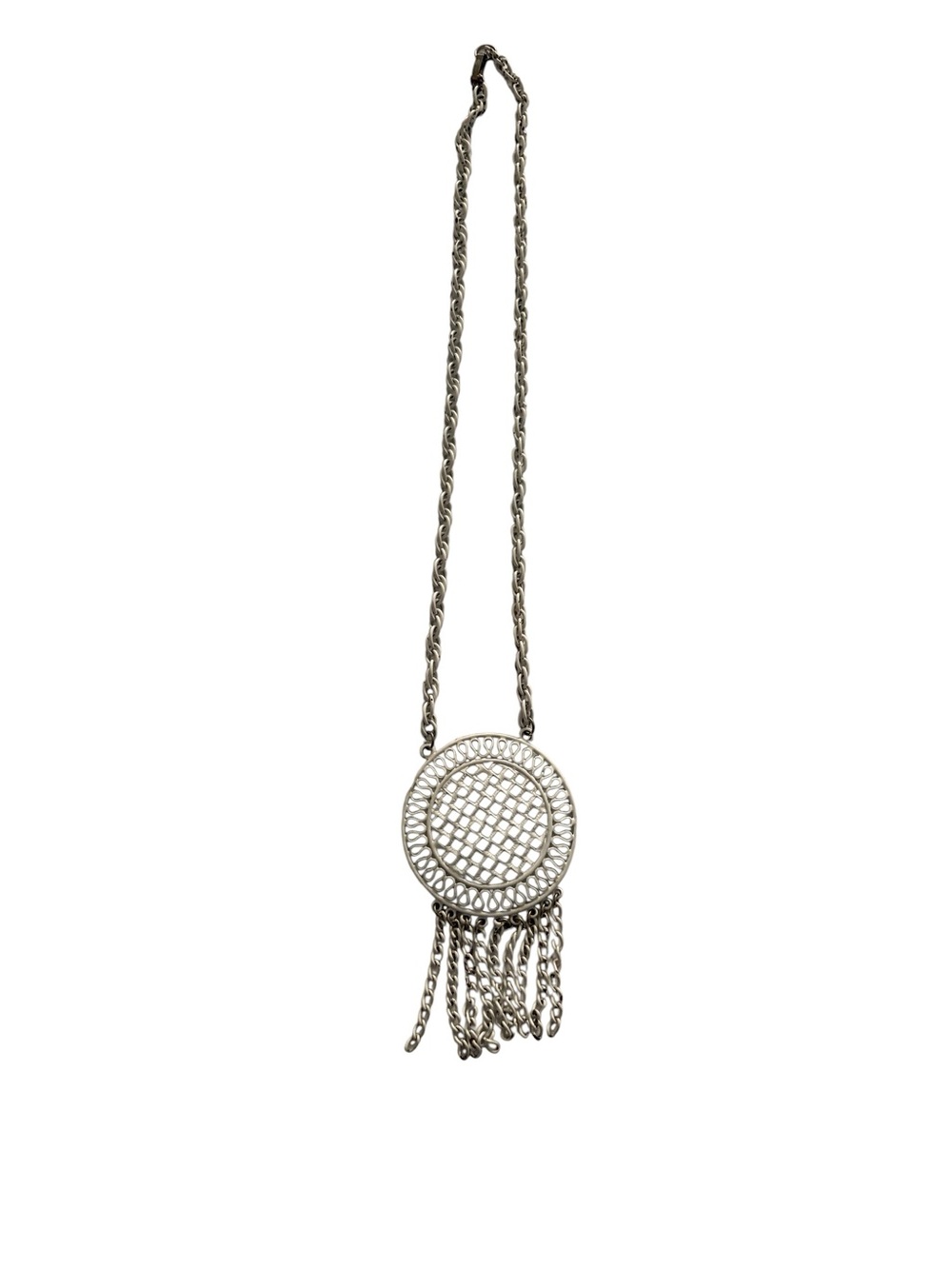 Large White Vintage Necklace